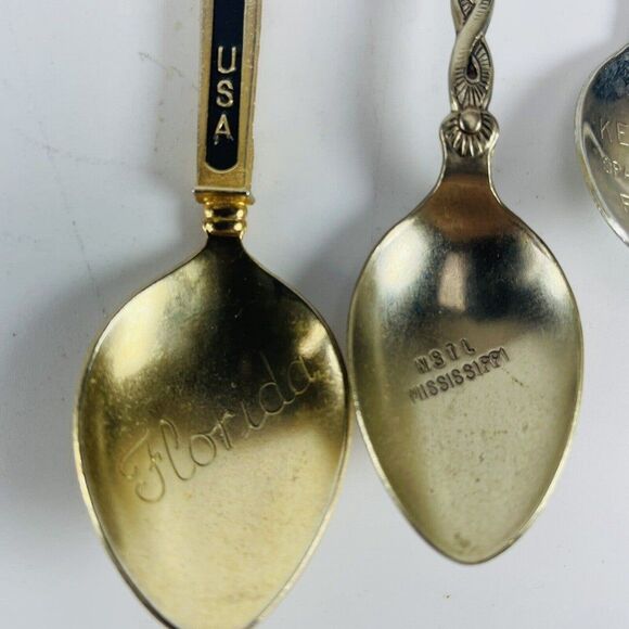 NASA Space Shuttle Souvenir Spoon LOT Collectible Spaceport Kennedy Space Center - Picture 5 of 6
